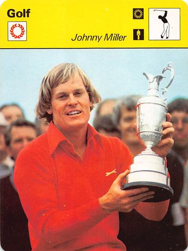 1977-79 Sportscaster Series 9 #09-11 Johnny Miller Front
