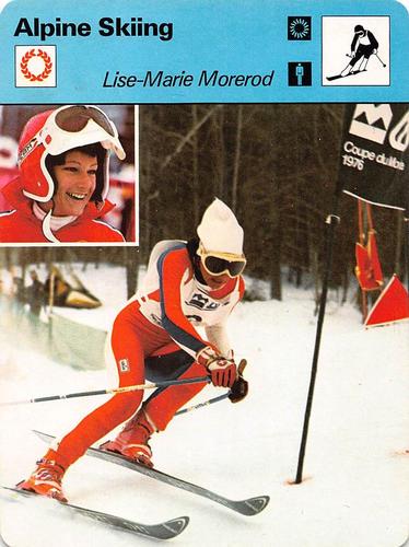1977-79 Sportscaster Series 9 #09-24 Lise-Marie Morerod Front