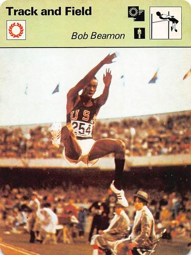 1977-79 Sportscaster Series 10 #10-17 Bob Beamon Front