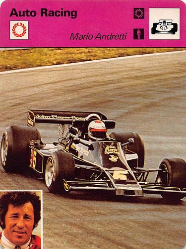 1977-79 Sportscaster Series 10 #10-09 Mario Andretti Front