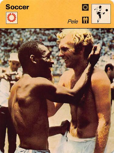 1977-79 Sportscaster Series 10 #10-12 Pele Front
