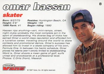 1997 Vans Team Vans #8 Omar Hassan Back