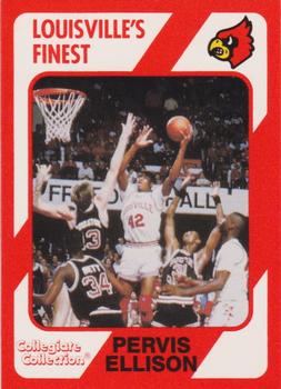 1989-90 Collegiate Collection Louisville Cardinals #290B Pervis Ellison Front
