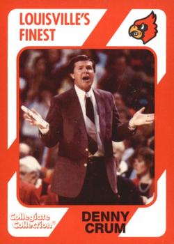 1989-90 Collegiate Collection Louisville Cardinals #1 Denny Crum Front