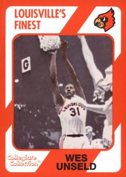 1989-90 Collegiate Collection Louisville Cardinals #3 Wes Unseld Front