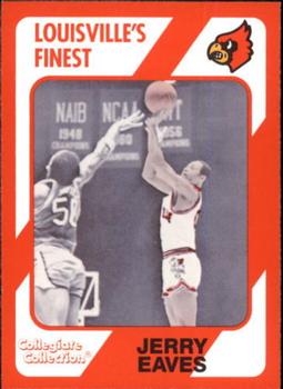 1989-90 Collegiate Collection Louisville Cardinals #9 Jerry Eaves Front