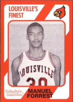 1989-90 Collegiate Collection Louisville Cardinals #10 Manuel Forrest Front
