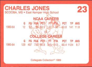 1989-90 Collegiate Collection Louisville Cardinals #23 Charles Jones Back