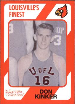 1989-90 Collegiate Collection Louisville Cardinals #30 Don Kinker Front