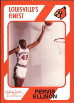 1989-90 Collegiate Collection Louisville Cardinals #41 Pervis Ellison Front