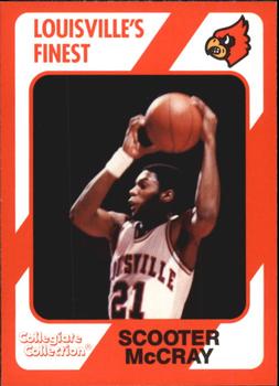 1989-90 Collegiate Collection Louisville Cardinals #44 Scooter McCray Front