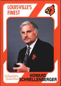 1989-90 Collegiate Collection Louisville Cardinals #101 Howard Schnellenberger Front