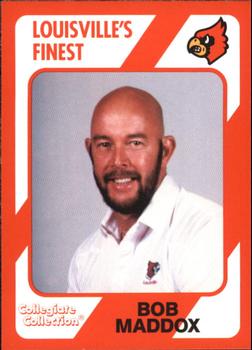 1989-90 Collegiate Collection Louisville Cardinals #131 Bob Maddox Front