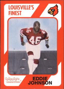 1989-90 Collegiate Collection Louisville Cardinals #146 Eddie Johnson Front