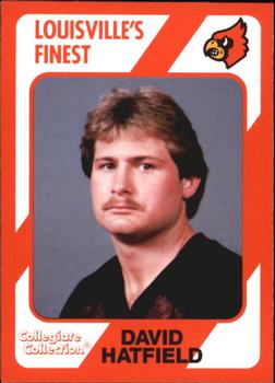 1989-90 Collegiate Collection Louisville Cardinals #187 David Hatfield Front