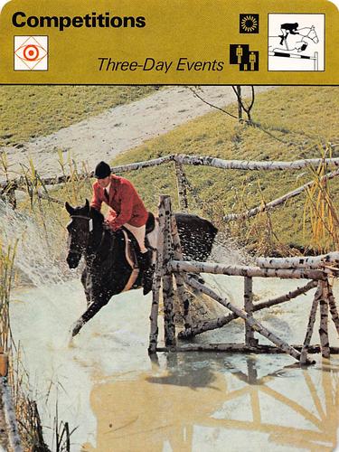 1977-79 Sportscaster Series 11 #11-16 Three-Day Events Front