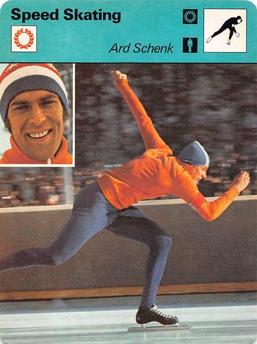 1977-79 Sportscaster Series 11 #11-08 Ard Schenk Front