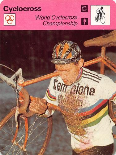1977-79 Sportscaster Series 12 #12-03 World Cyclocross Championship Front