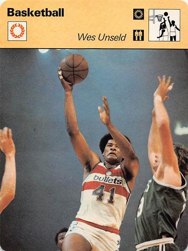 1977-79 Sportscaster Series 12 #12-13 Wes Unseld Front