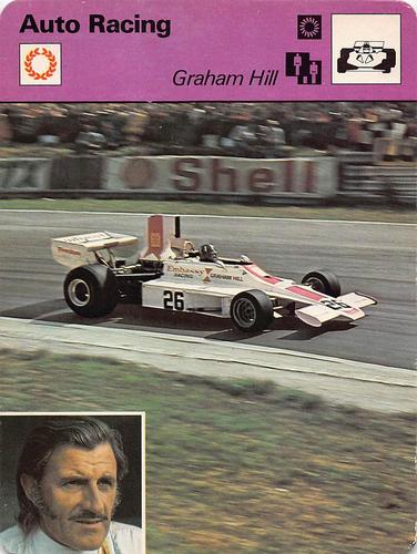 1977-79 Sportscaster Series 12 #12-01 Graham Hill Front