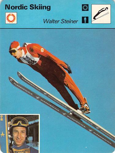 1977-79 Sportscaster Series 12 #12-21 Walter Steiner Front