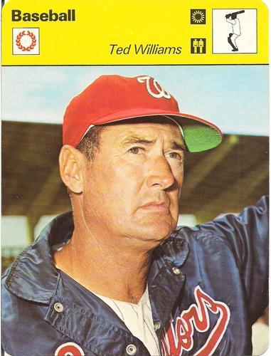 1977-79 Sportscaster Series 13 #13-03 Ted Williams Front
