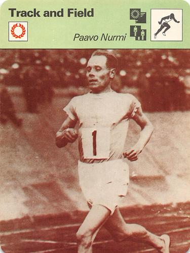 1977-79 Sportscaster Series 13 #13-20 Paavo Nurmi Front