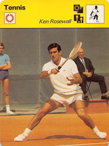 1977-79 Sportscaster Series 13 #13-15 Ken Rosewall Front