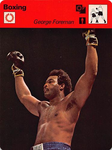 1977-79 Sportscaster Series 14 #14-03 George Foreman Front
