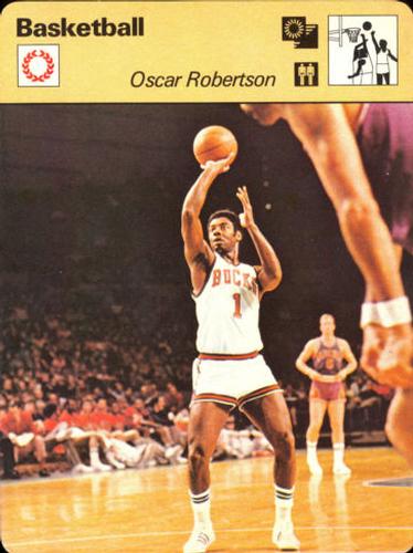 1977-79 Sportscaster Series 14 #14-18 Oscar Robertson Front