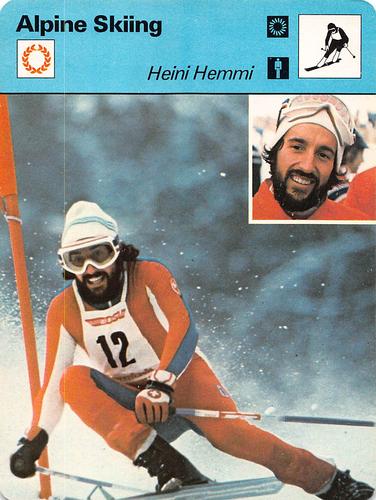 1977-79 Sportscaster Series 14 #14-21 Heini Hemmi Front