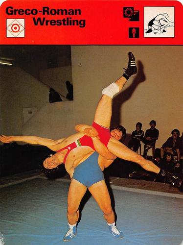 1977-79 Sportscaster Series 14 #14-05 Wrestling with a French Origin! Front