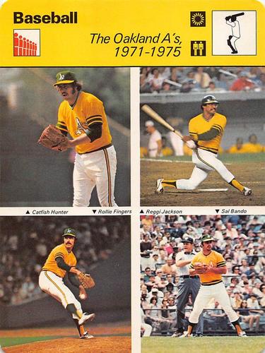 1977-79 Sportscaster Series 14 #14-09 The Oakland A's, 1971-1975 Front
