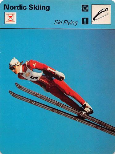 1977-79 Sportscaster Series 14 #14-15 Ski Flying Front