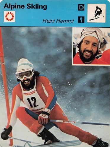 1977-79 Sportscaster Series 14 #14-21 Heini Hemmi Front