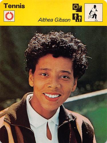 1977-79 Sportscaster Series 15 #15-06 Althea Gibson Front