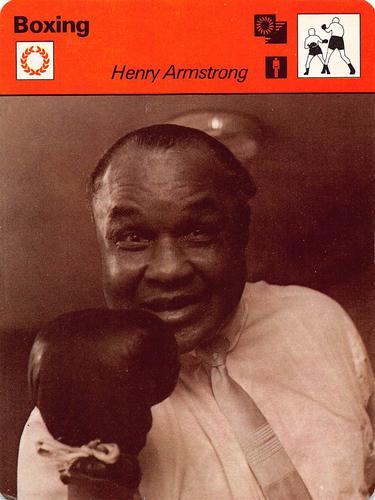 1977-79 Sportscaster Series 15 #15-14 Henry Armstrong Front