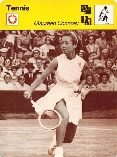 1977-79 Sportscaster Series 15 #15-19 Maureen Connolly Front