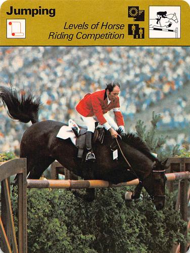 1977-79 Sportscaster Series 15 #15-23 Levels of Horse Riding Competition Front