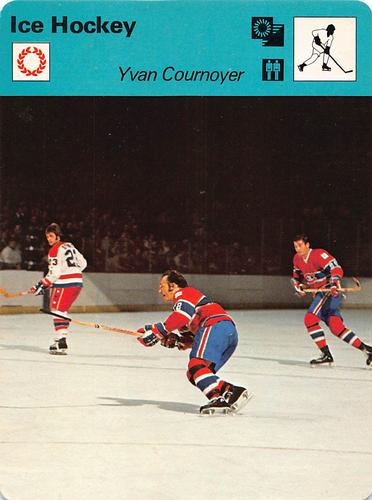 1977-79 Sportscaster Series 15 #15-13 Yvan Cournoyer Front