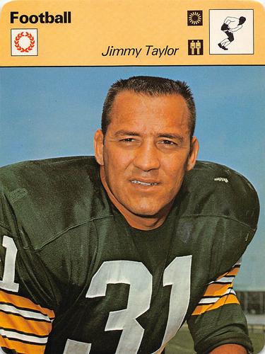 1977-79 Sportscaster Series 17 #17-01 Jim Taylor Front