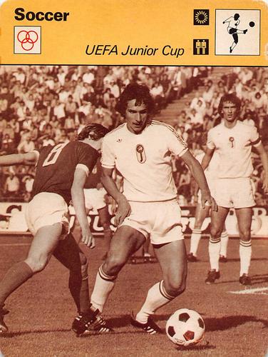 1977-79 Sportscaster Series 17 #17-12 UEFA Junior Cup Front