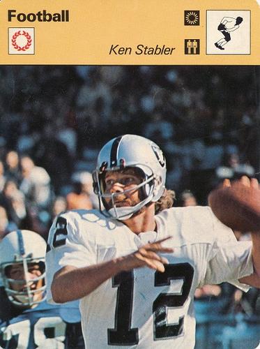 1977-79 Sportscaster Series 17 #17-15 Ken Stabler Front