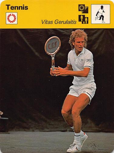 1977-79 Sportscaster Series 17 #17-07 Vitas Gerulaitis Front