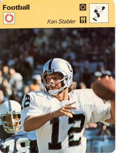 1977-79 Sportscaster Series 17 #17-15 Ken Stabler Front