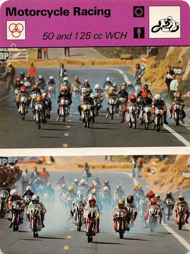 1977-79 Sportscaster Series 17 #17-08 50 and 125 cc WCH Front