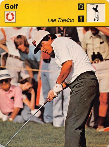 1977-79 Sportscaster Series 18 #18-22 Lee Trevino Front