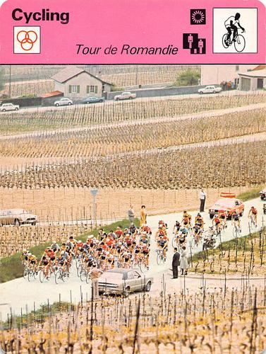 1977-79 Sportscaster Series 18 #18-01 Tour de Romandie Front