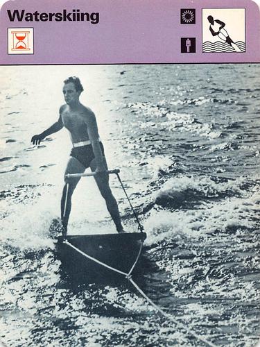 1977-79 Sportscaster Series 19 #19-07 The History of Waterskiing Front