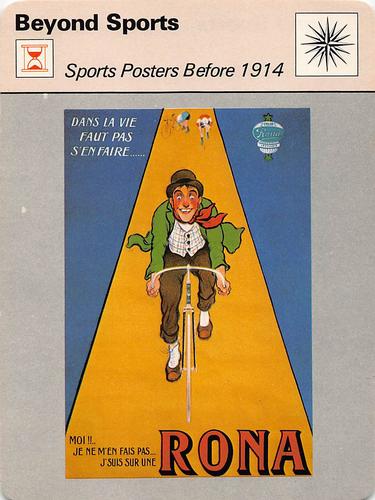1977-79 Sportscaster Series 19 #19-09 Sports Posters Before 1914 Front
